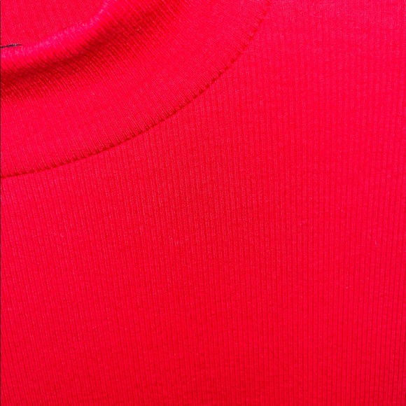Zara Vibrant Red Knit Dress, Size Small - Picture 5 of 6